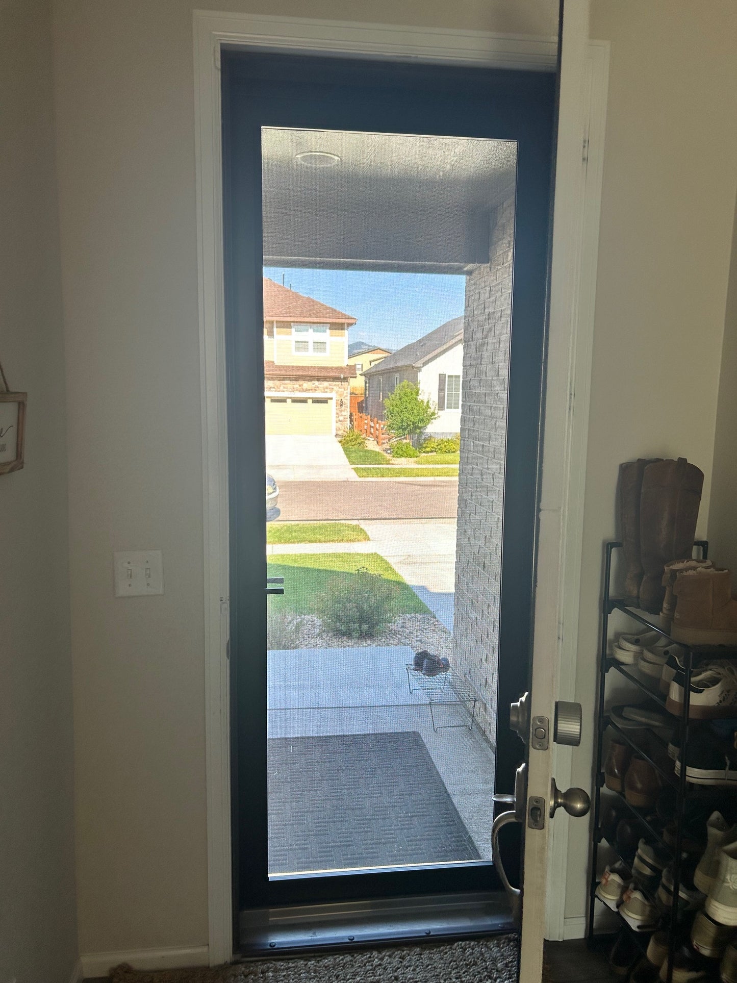 Larson Platinum Security Screen Door - OVERSIZED